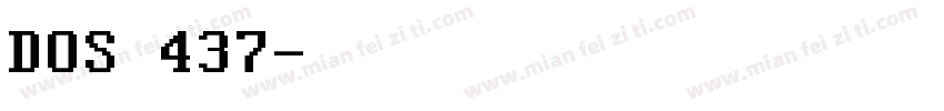 DOS 437字体转换